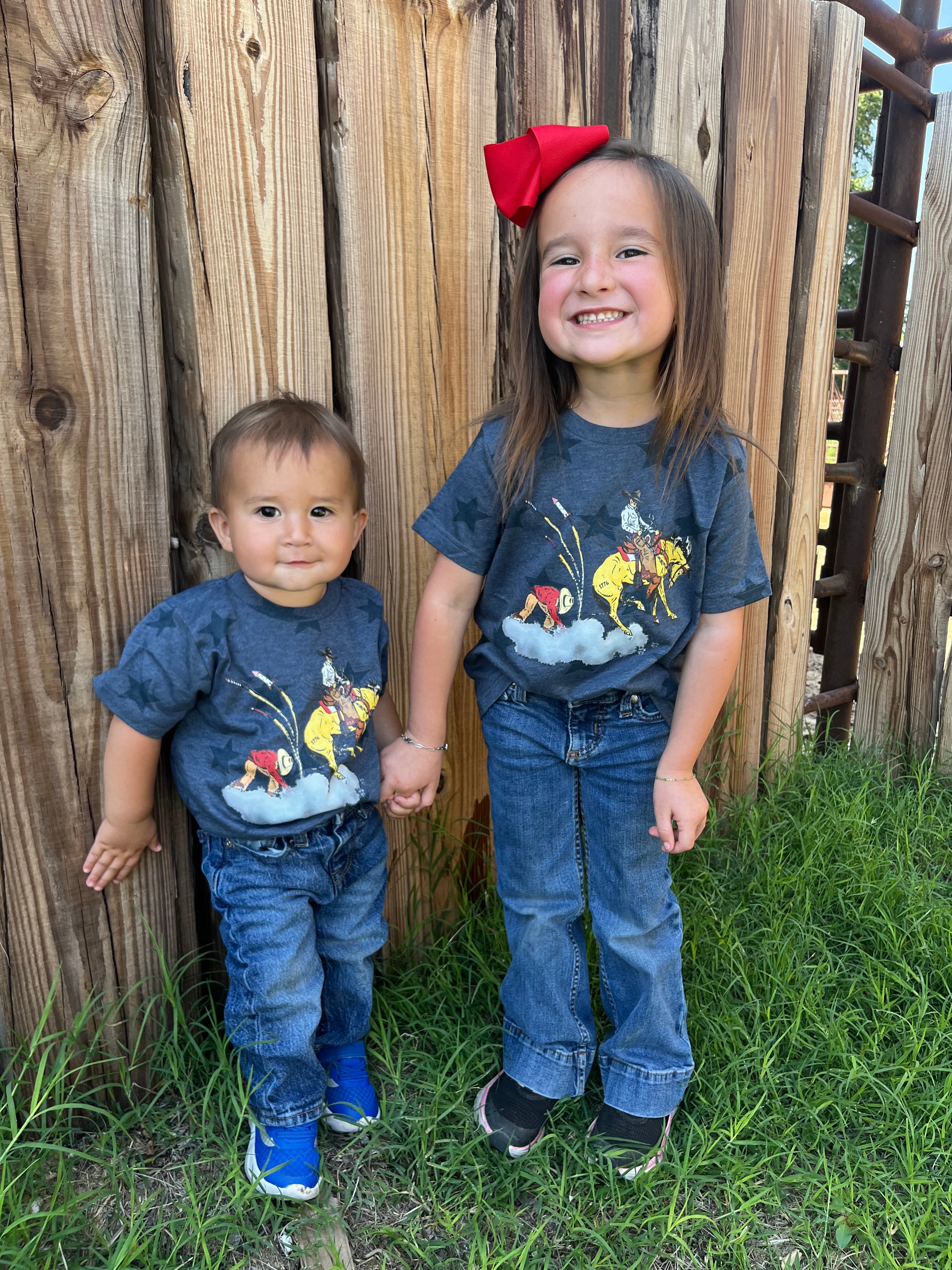 Bold stripes and bright stars kids t- shirt