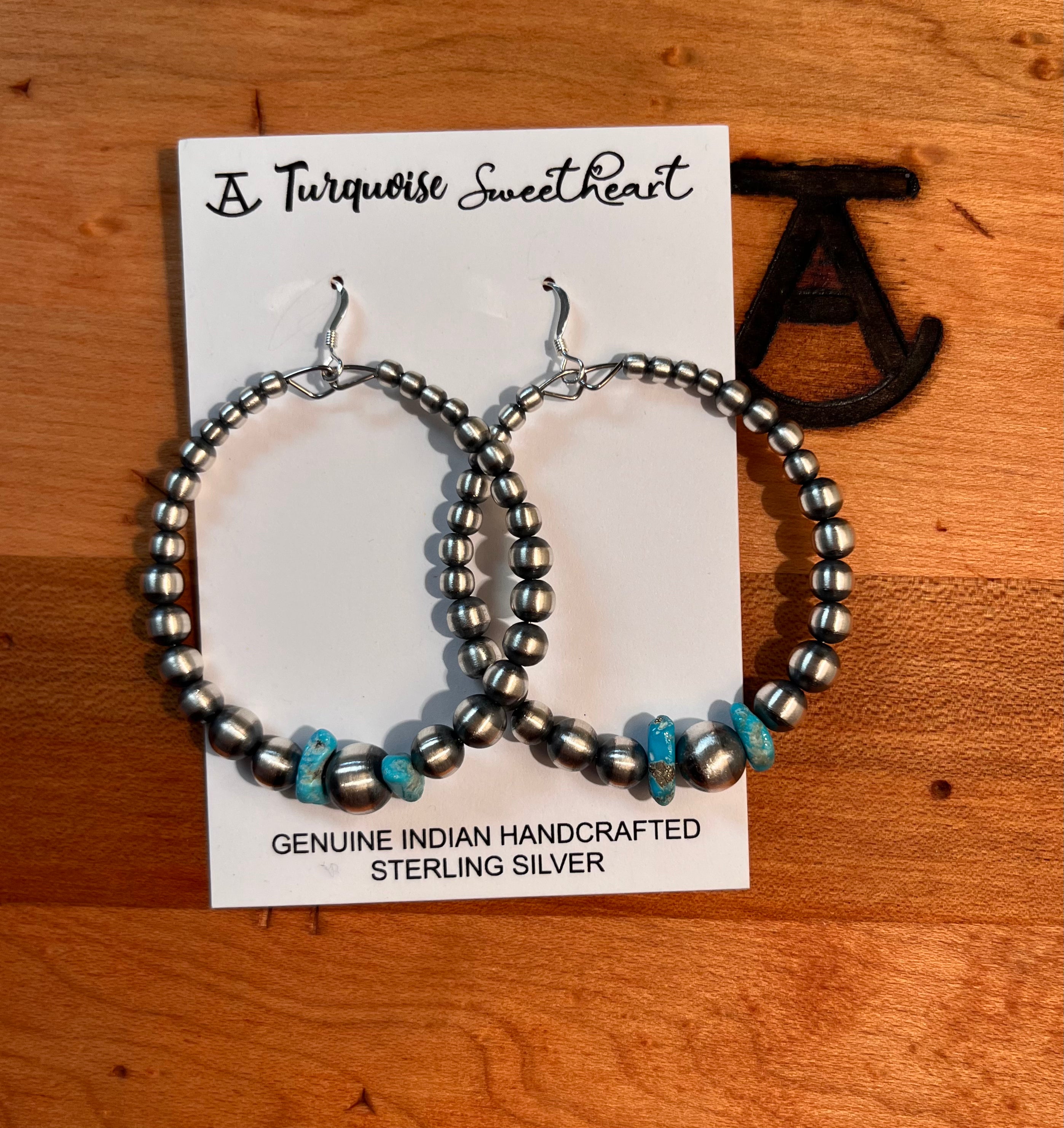 The Rowlett Navajo Pearl Earrings