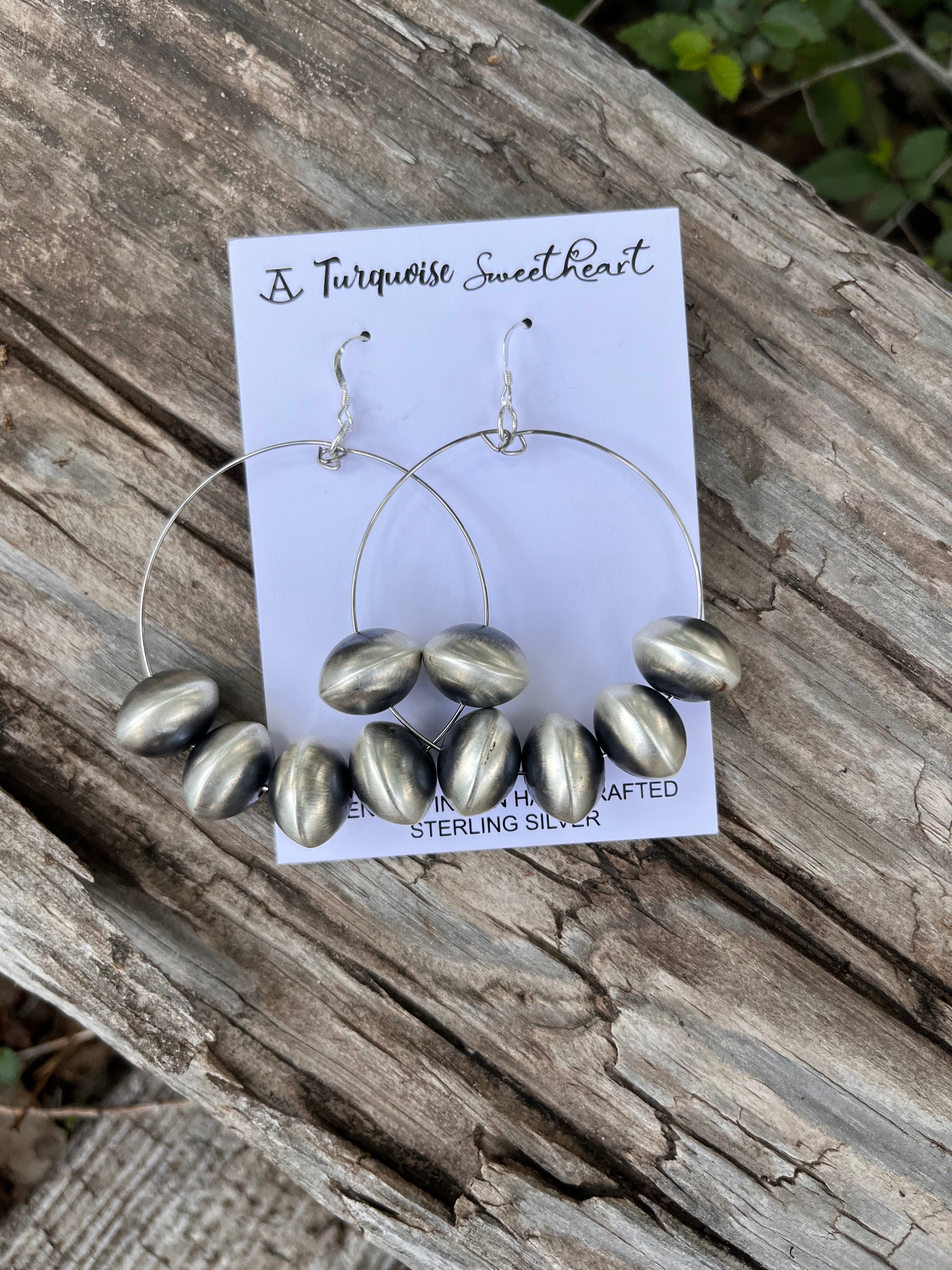 The Sealy Navajo Pearl Earrings
